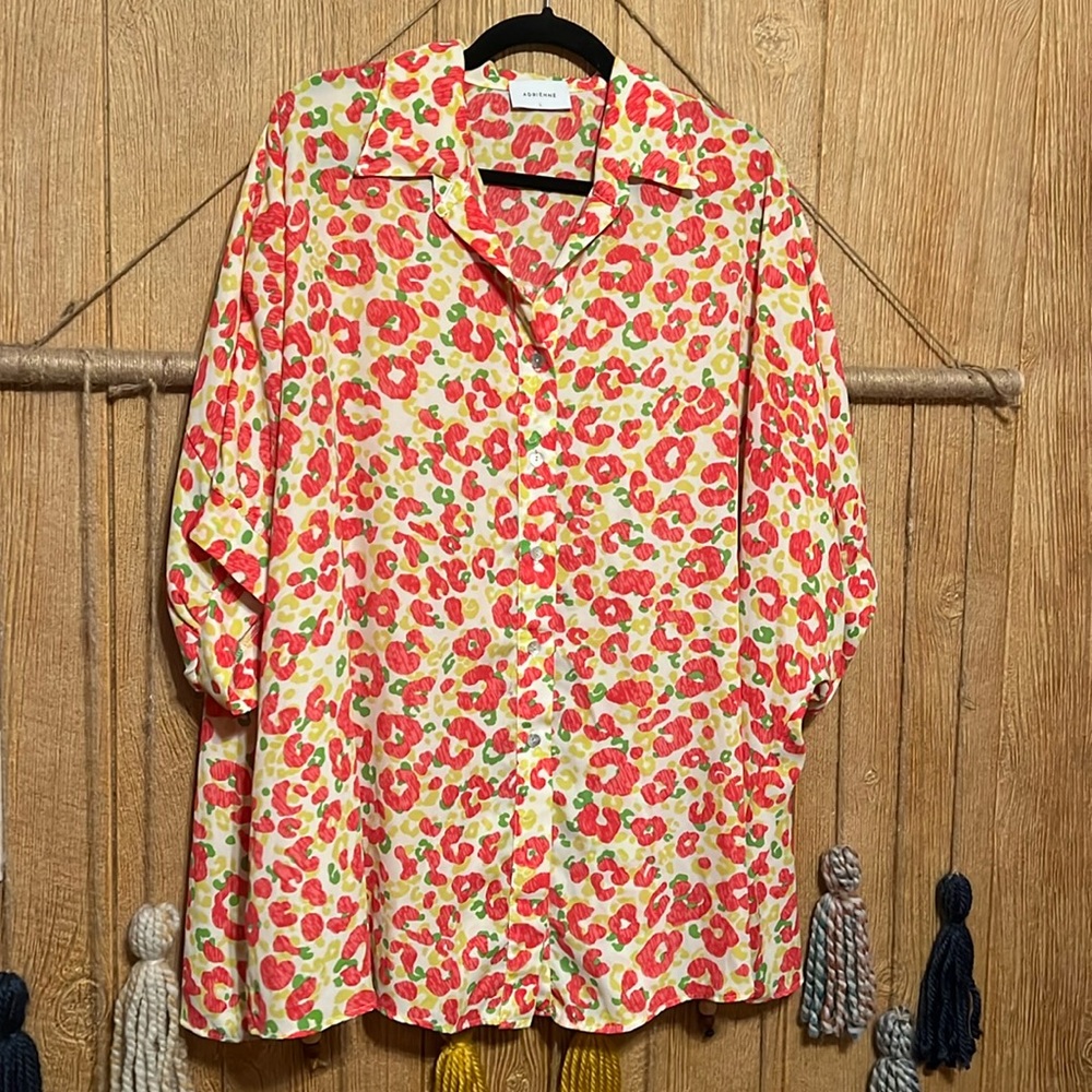 Adrienne Button Up Top